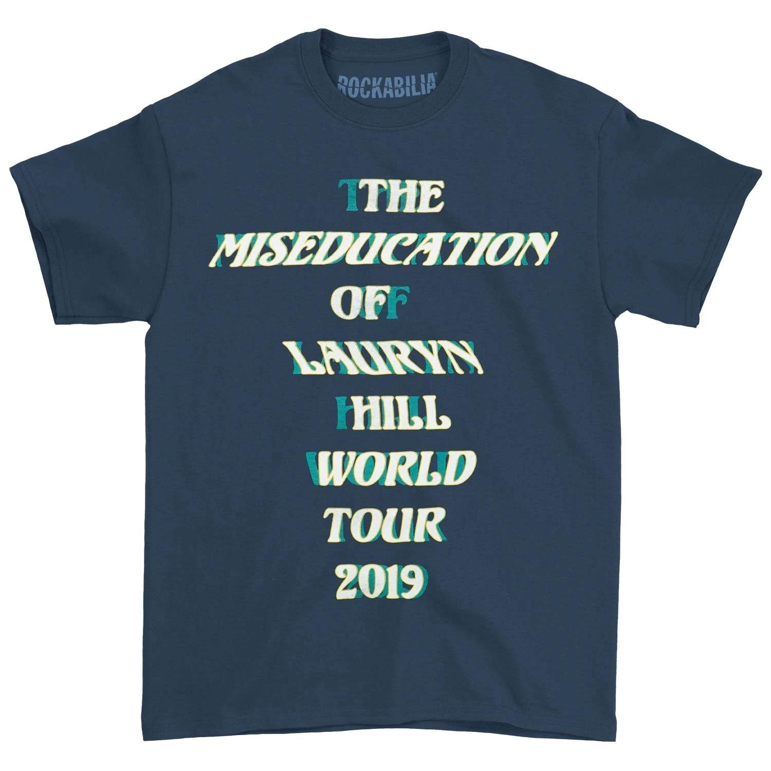 Men s Lauryn Hill T-shirt Medium Navy XXL