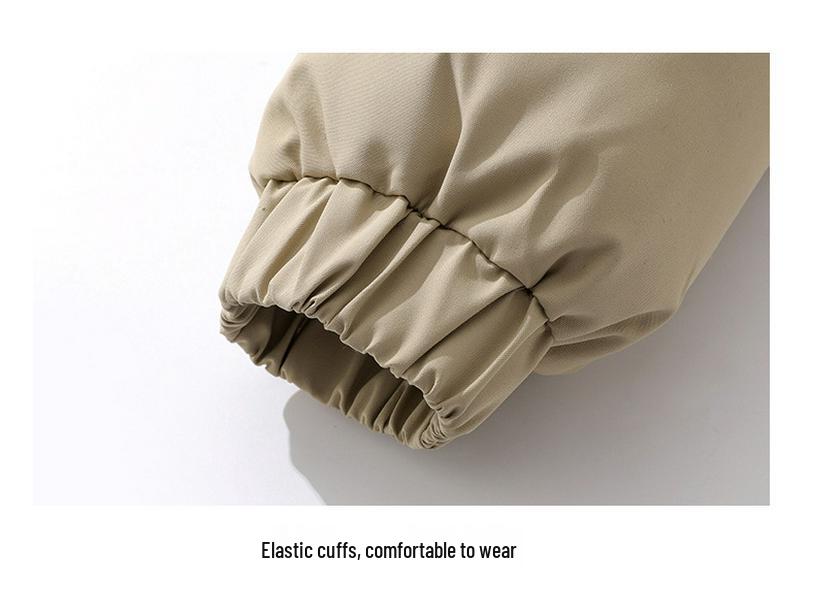 Men's Winter Corduroy Color Block Jacket - Loose Fit, Cotton-Padded Coat (Foreign Sizes)