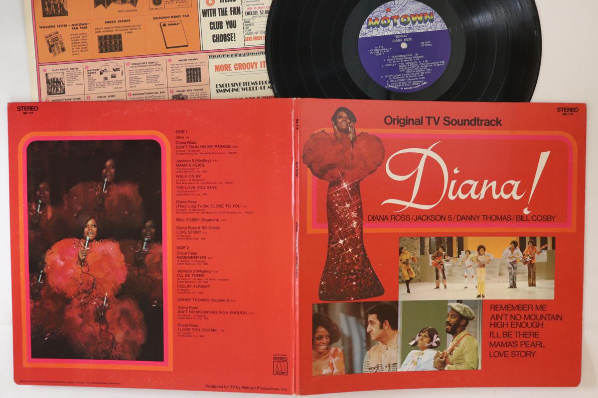 

LP Record OST Diana M719 MOTOWN 1971 US Soundtracks Musicals Used