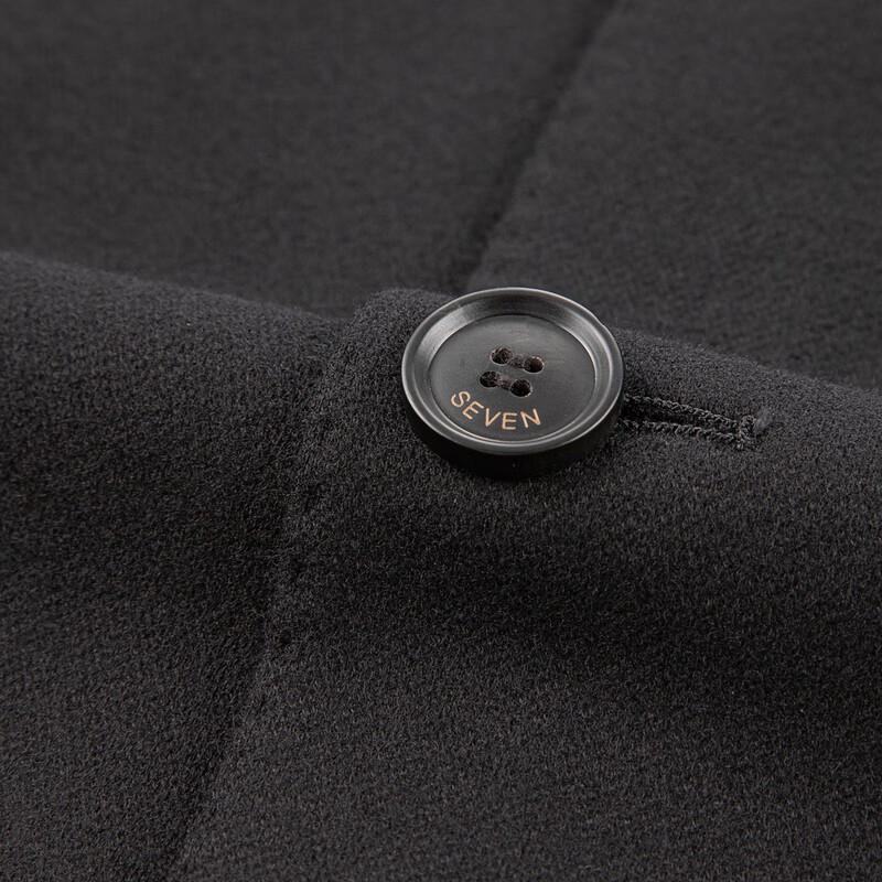 Septwolves Men's 23.5% Wool Casual Overcoat