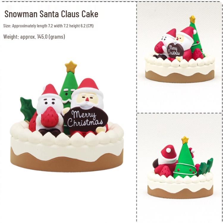 Scatola Regalo Slitta di Natale Creativa con Gatto Giapponese Scena in Miniatura Fai-da-te per Fotografia e Ornamenti Zakka