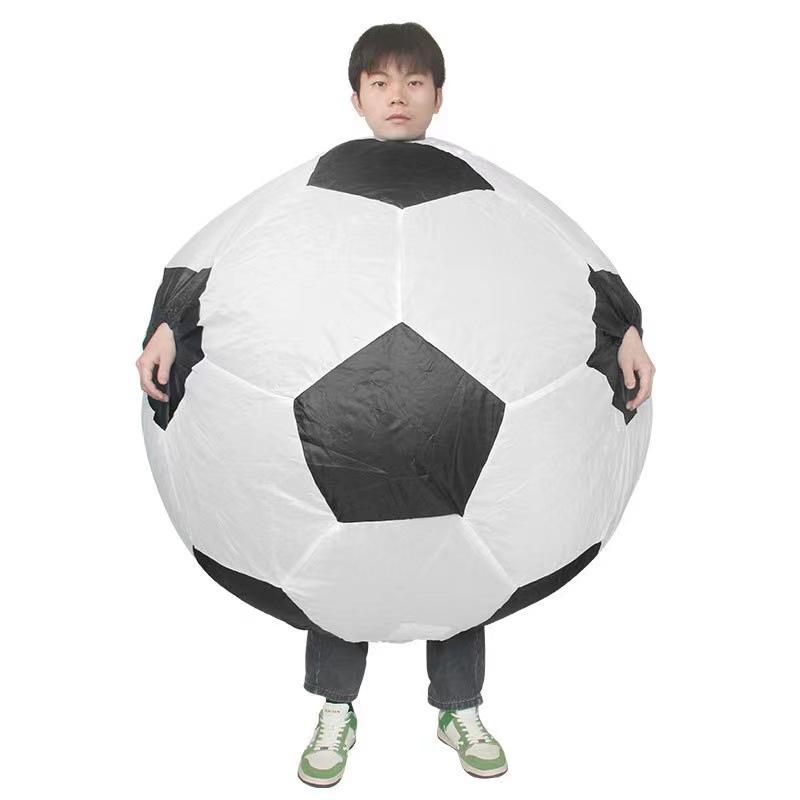 

Halloween Inflatable Funny Cheerleader Costume for Adults - World Cup Football Theme One Size