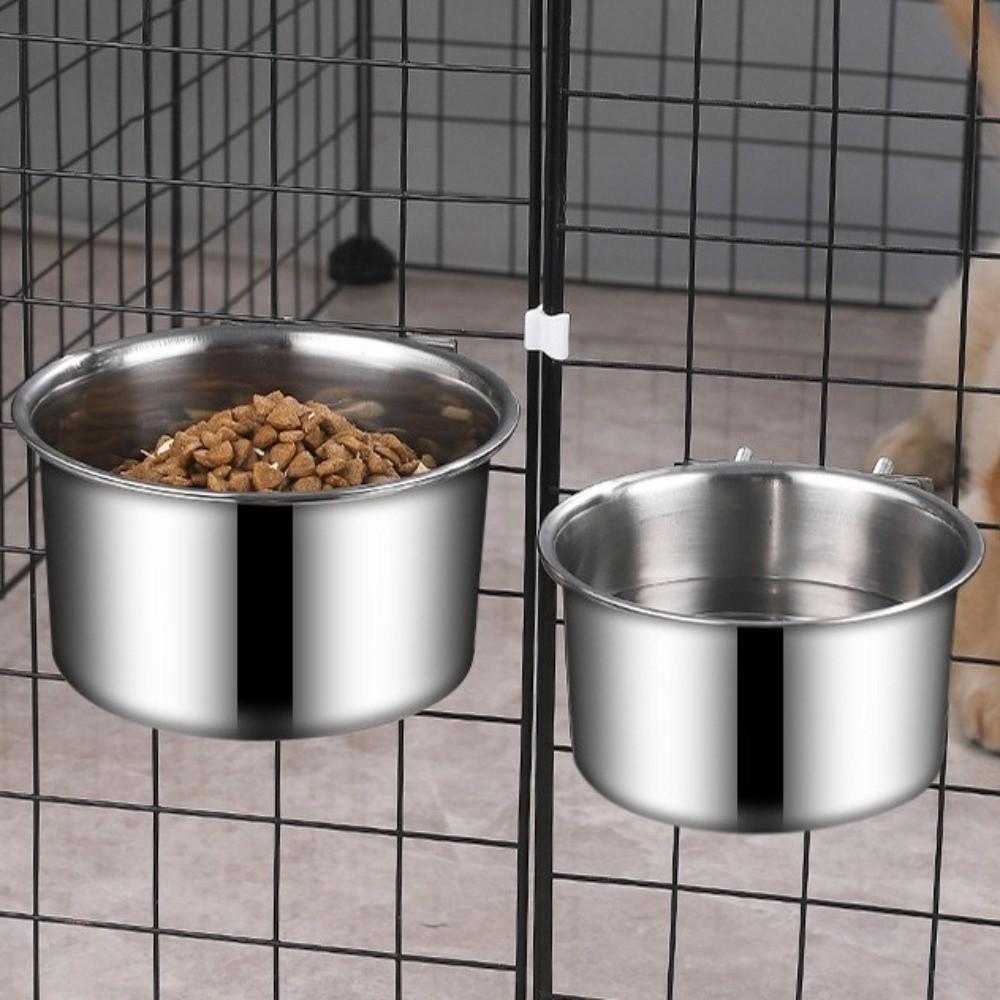 Durable Dog Water Cup Stainless Steel Bird Food Bowl New Pet Food Feeder Pet Accessories