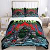 Doom Lord Bedding 3 Piece Set HD Print Duvet Cover Pillowcases for Teens Adult Bedroom Decoration Christmas Gift
