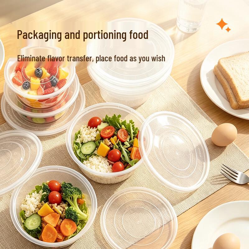 Jigu Valley Disposable Round Food Containers