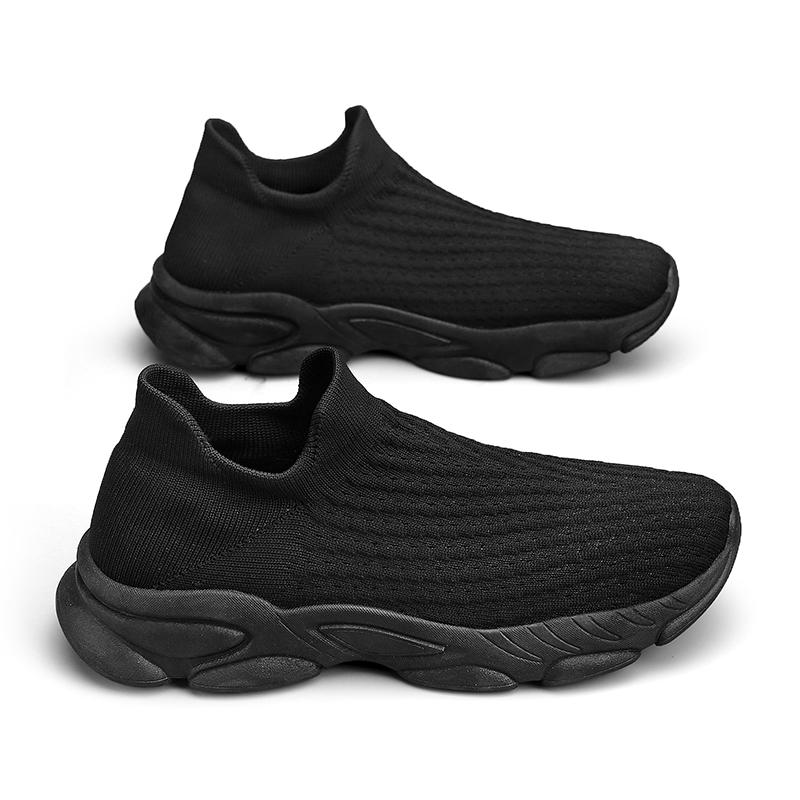 

Мужская летняя спортивная обувь, модная дышащая удобная теннисная обувь, бесплатная доставка, акция, черные кроссовки, мода 39 чёрный