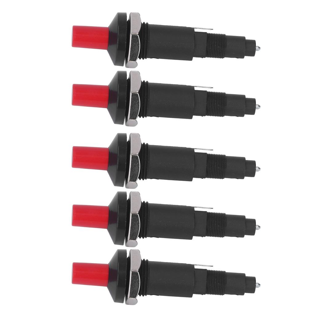 5PCS Piezo Igniter 1 Out 2 Spark PP Shell Push Button Grill Igniters for Outdoor Cooking