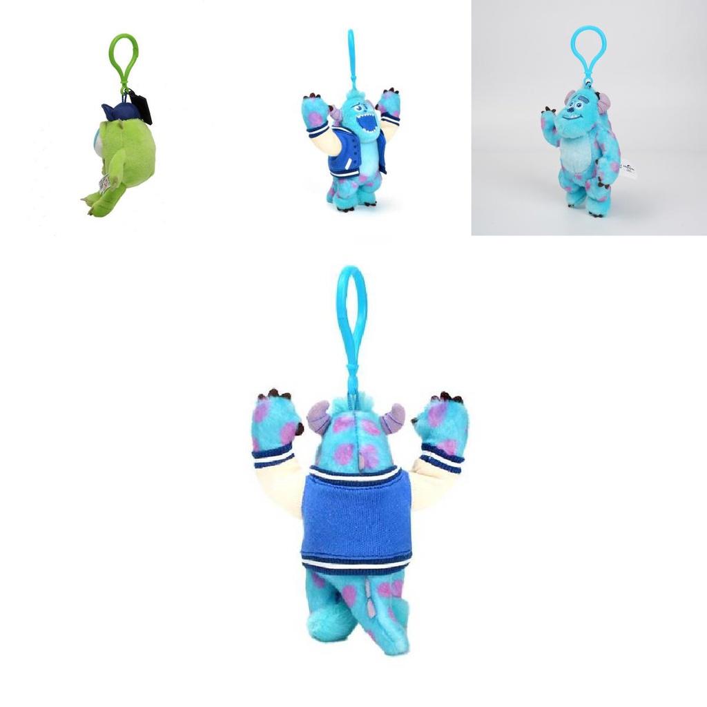 Miękki i przytulny brelok do kluczy potworek Sullivan z dużymi oczami do torebek