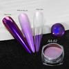Candy Colored Magic Mirror Powder For Nails Chameleon Glitter High-Light Iridescent Diamond Holographic Rainbow Eyeshadow Dust