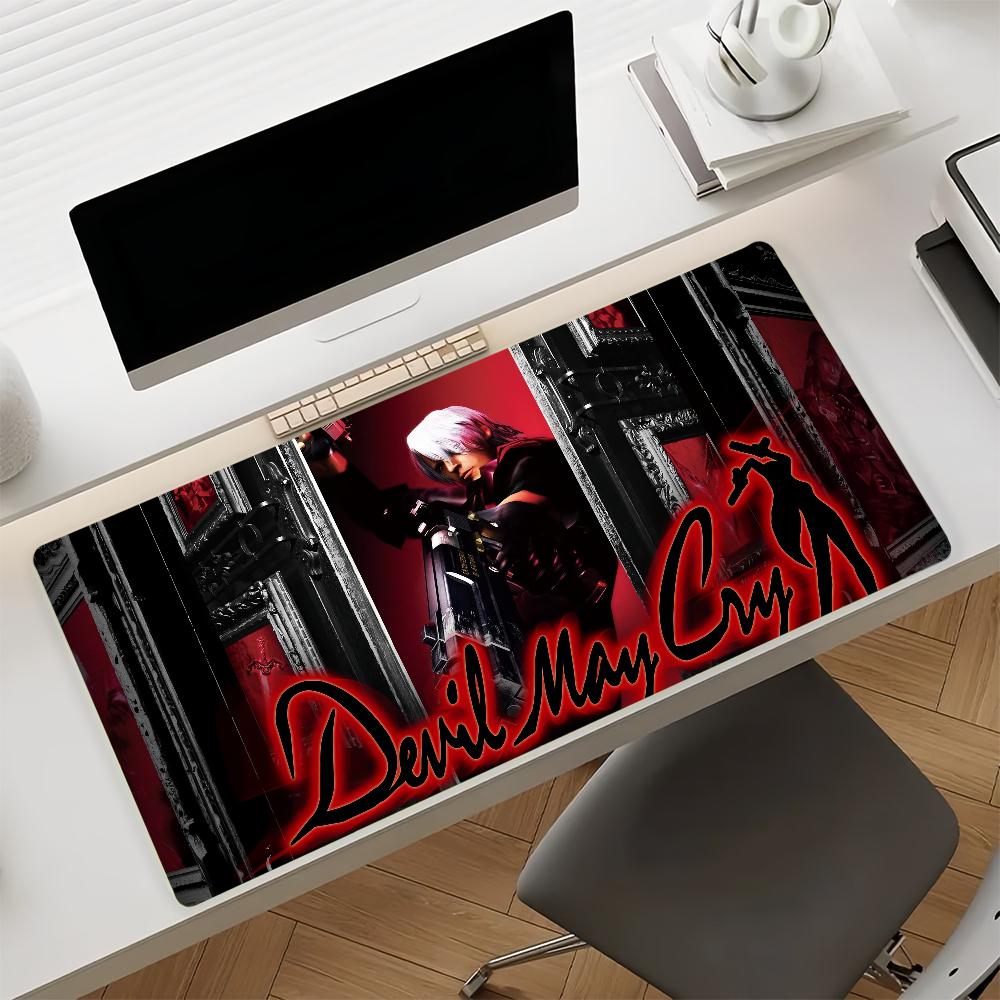 Game DDevil MMay CCryS Mouse Pad Nonslip Rubber Gamer Balance Computer Mat Decoracion Deskmat Laptop Office Large