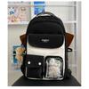 High school students large-capacity backpack new fresh and sweet two-dimensional color contrast bar
