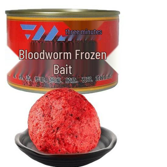 Ganzjahres-Mückenlarven-Frost-Grundfutter: Fertig zu verwendender Köder für Karpfen und Karauschen zum Naturköderangeln