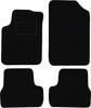 Schwarze Velours-Fußmatten für: Citroen C3 I Schrägheck (2002-2009)