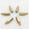 M3 To M2 Hexagonal Copper Stud for Circuit Board Support and Isolation