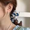 Korean Dongdaemun Pearl Heart Earrings: Unique Design, Light Luxury, Versatile Women's Accessory for Midsummer Temperament.