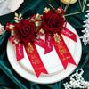 Flower Bridesmaid Decorative Chinese Style Corsage Groom Brooch Wedding Corsage Bride Brooch