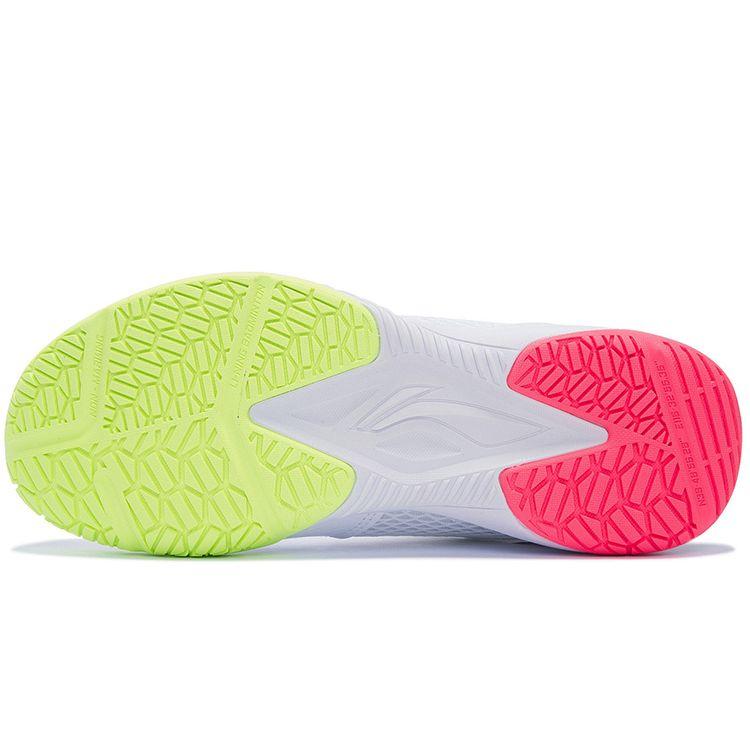 Li Ning Badmintonová série Thunder Lite Bezešvé Písmeno Odolné proti opotřebení Nízké Top Badmintonové boty Unisex tenisky Standardní-Bílá AYTS020-5