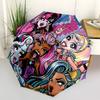 Monster High S Automatic Opening and Closing, 8 Rib Structure Portable Umbrella, Suitable for Men and Women In All Seasons  Perfect Gift for