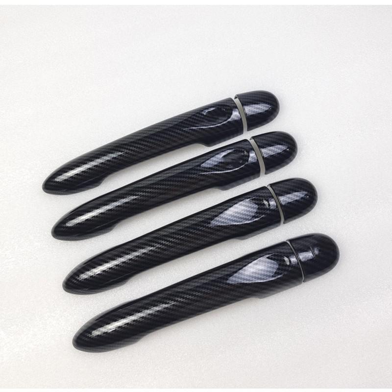 For Renault Megane 3 MK3 III 2008 2009 2010 2011 2012 2013 2014 2016 Carbon Fiber Car Door Handle Cover Trim Styling
