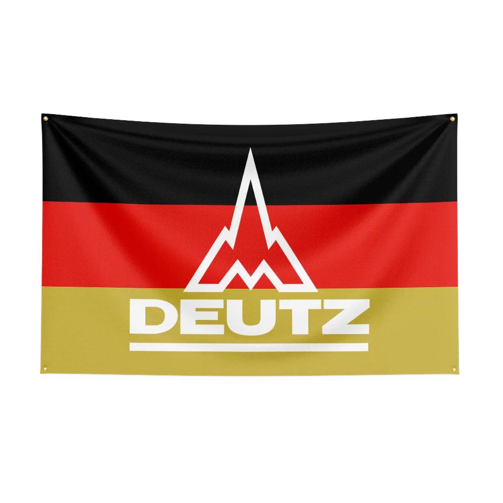 35ft DDeutz AGs Tractoren Vlag Polyester Digitaal Bedrukte Gereedschap Wandkleed Banner Gordijn Voor Decor B