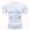 2025 Men's Quick-Dry Running T-Shirt: Breathable, Sweat-Wicking, Tight-Fit Gym Base Layer