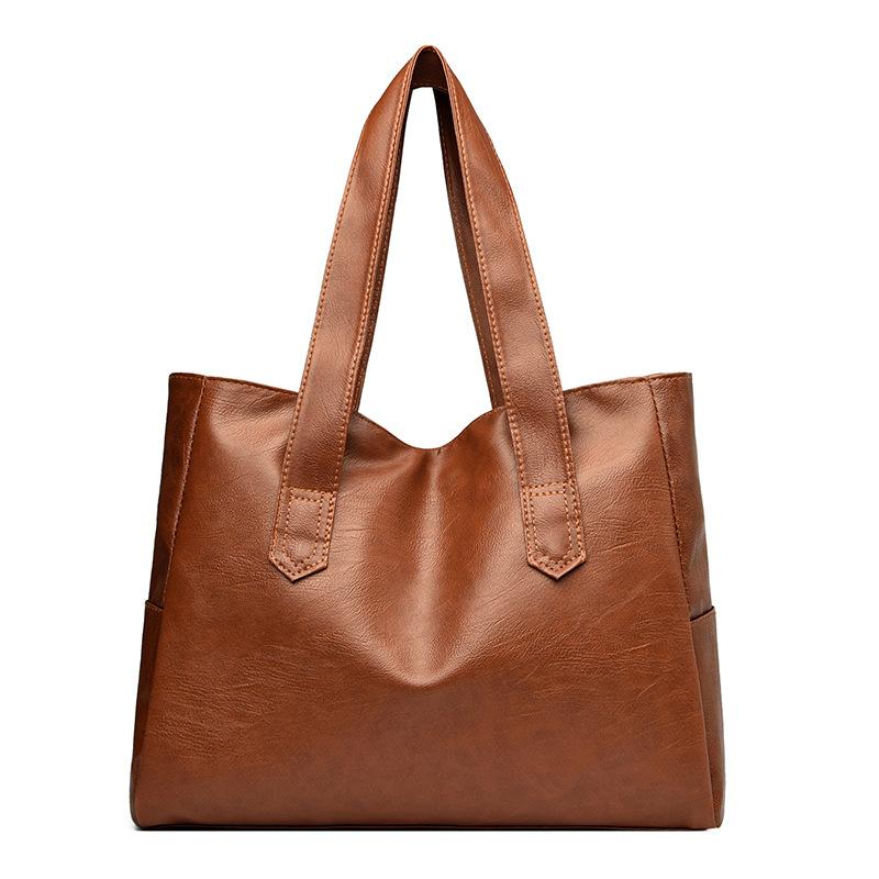 Large-capacity tote bag women's new trendy, fashionable and versatile commuter portable shoulder large bag storage