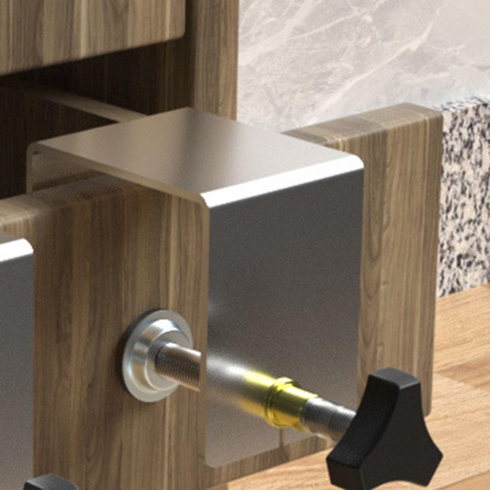 2 Pcs Portable Drawer Installation Fixing Clip Adjustable Cabinet Installation Clamp Home