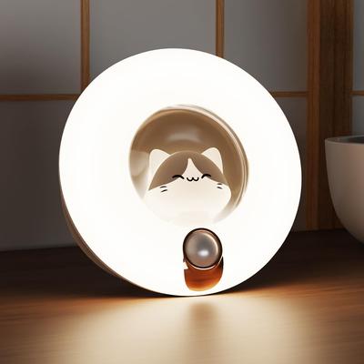 Motion Sensor USB Light and Dark Magnet and Adjustable Night Table Foot Foot Entryway Indirect Cat Disaster Power Outage Warm White C-J-W Light,