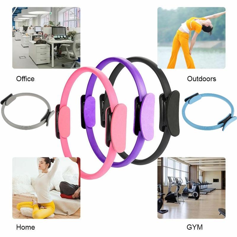 Ring Yoga Fitness Pilates Accessory Wheel Stretching Home Fit Body Slimming Leg