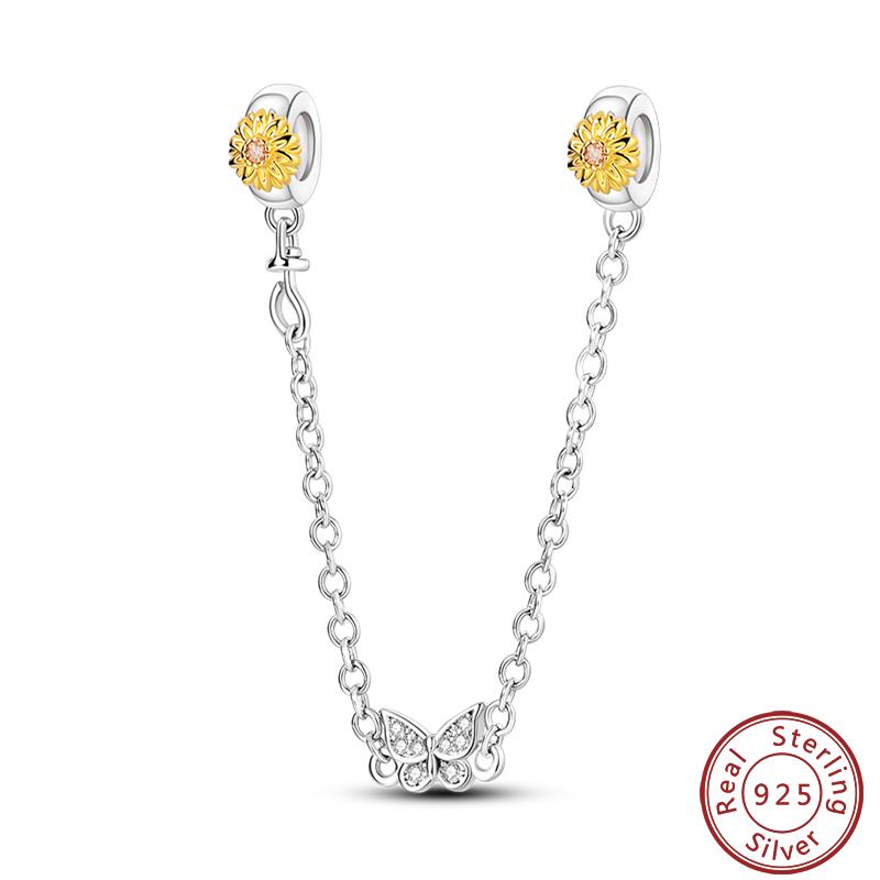 Vendi Charms a Catena con Animali, Piante, Viaggio, Design di Moda, Perline in Argento 925, 3mm, Fai da Te, Creazione di Gioielli Fini