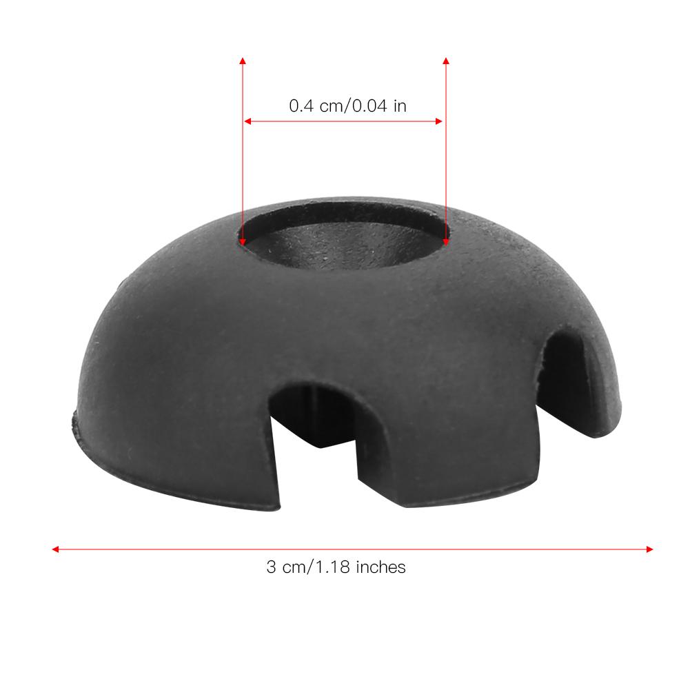 10pcs Deck Line Guide Slotted Round Rigging Accessories for Canoes Kayak Marine