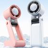 Portable Handheld Fan 199 Speed Mini Cooling Desk Fan Quiet Handheld Fan White
