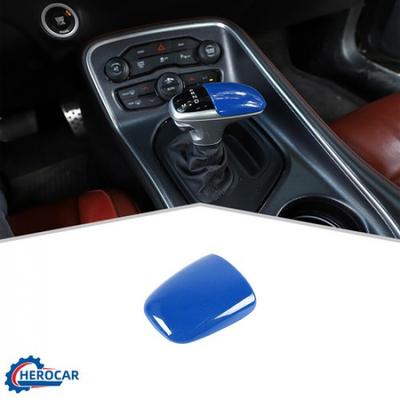 Schaltknauf Dekor Abdeckung Zierleiste Blau Für Dodge Challenger 15+/Charger/Durango