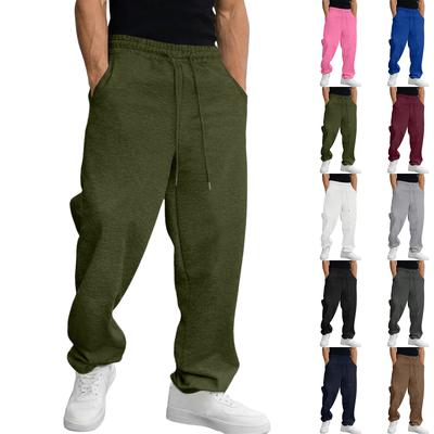 Men's Baggy Sweatpants Wide Leg Sweat Pants With Pockets