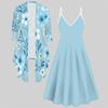 3D  Printed  Set Dress Coat ,  Double Spelling with Diverse Colors and Shapes  Fashion Print,suitable for Various Scene Fashion Styles