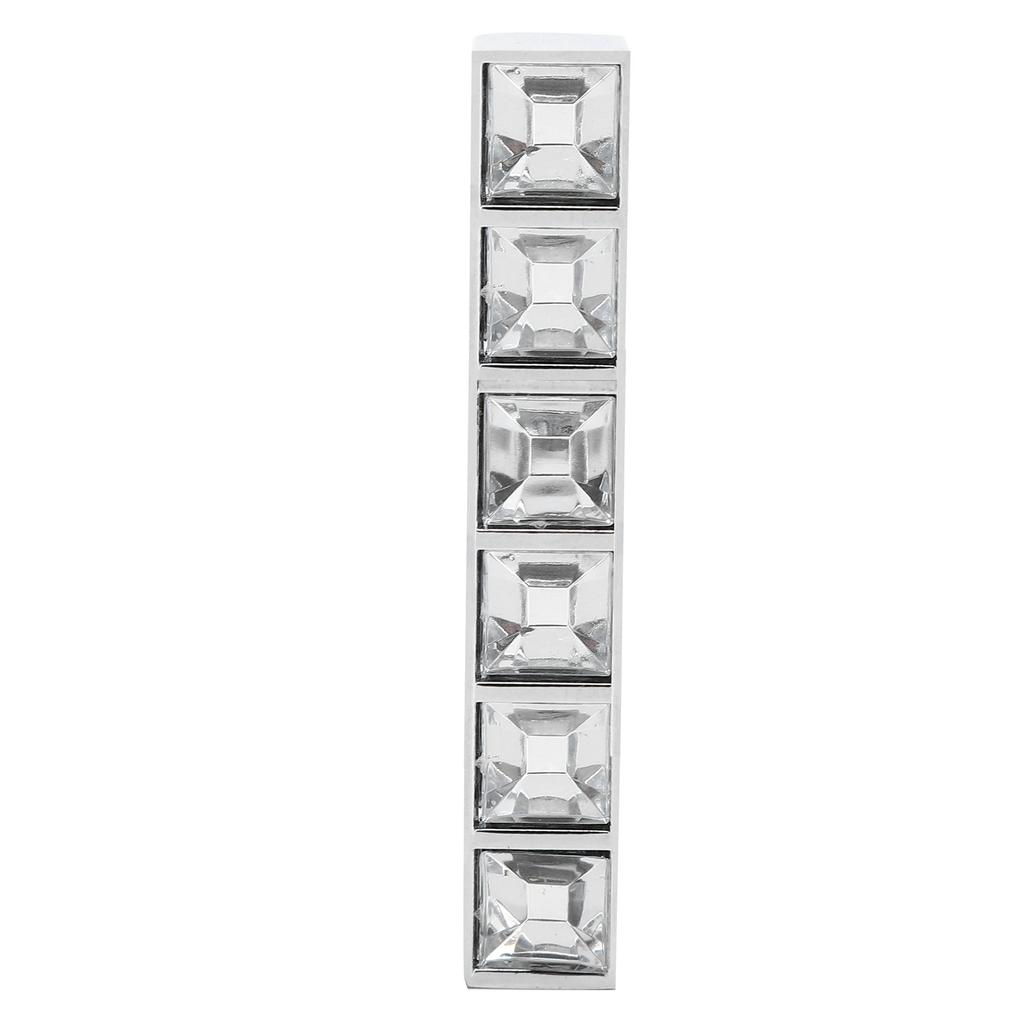 Crystal Handle Modern Simple Cabinet Door Diamonds Double Hole Handle Drawer Pull