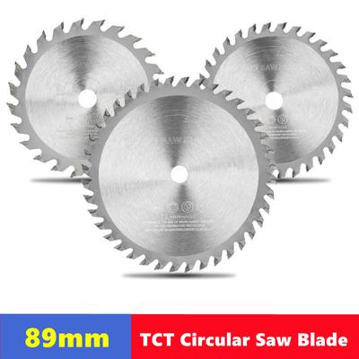 1pcs Circular Saw Blade 89mm Aperture 10mm 24T/32T for Angle Grinder TCT Saw Disc Hard Alloy Inclined Wood Cutting Disc