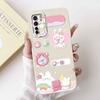 For Oppo F15 CPH2001 6.4" Case Cute Girl Cartoon Cat Soft Silicone TPU Back Cover For Oppo a91 A91 PCPM00 Protective Cases Coque
