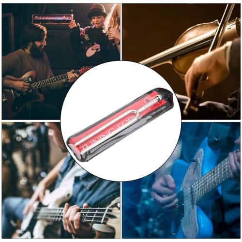 440Hz Tuning Fork, Durable Tuning Fork, Purifying, Rust-Resistant, Portable, for Guitar, Violin, Stringed Instruments