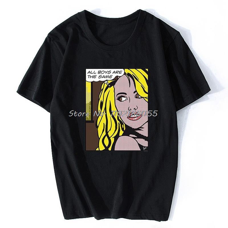 Men Cotton Tshirt Male Summer Short Sleeve T-shirt Pop Art Porn Stars - Mia Malkova Pop T Shirt