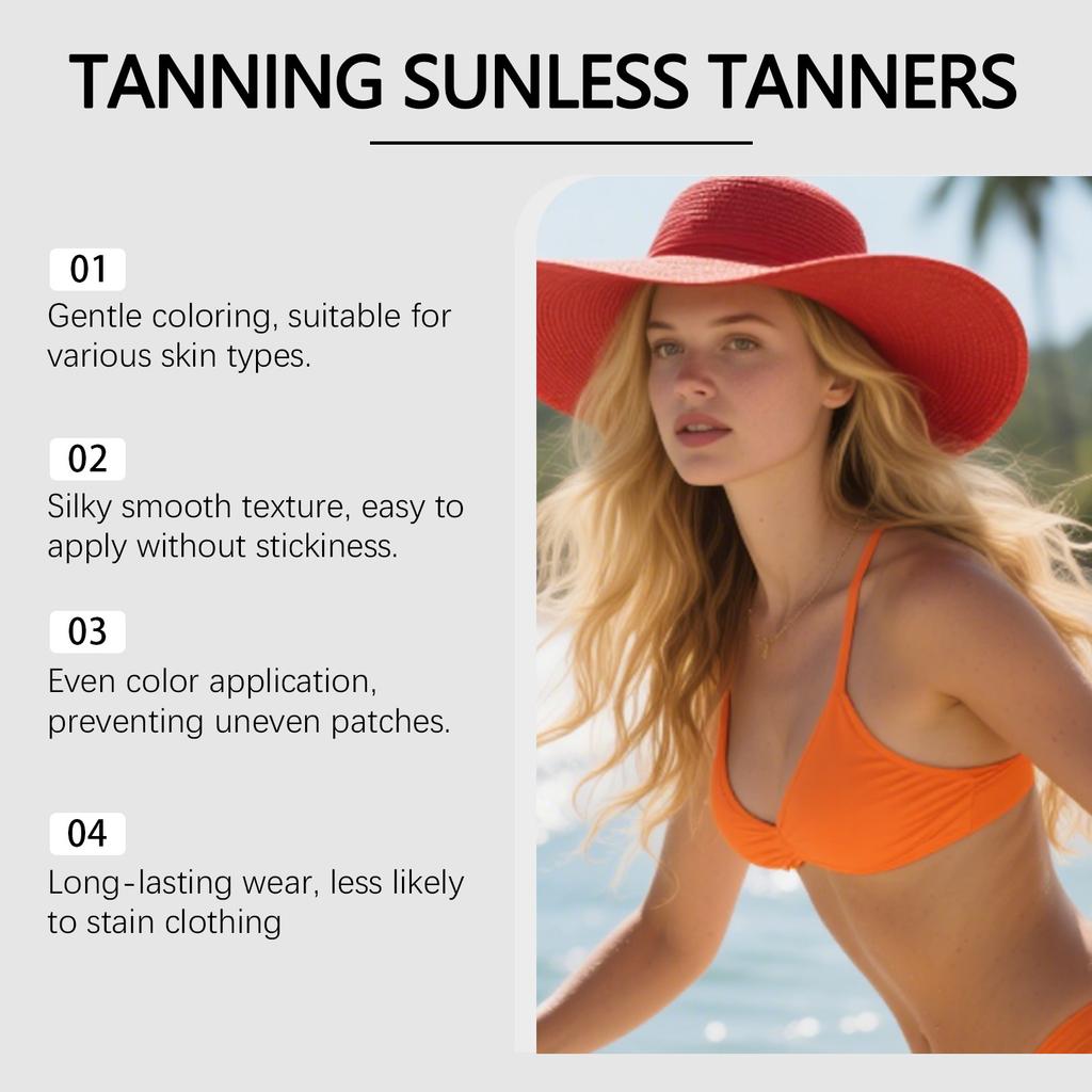Oceaura Self Tanning Mist with Moisturizing - 30ml Sunless Tanner Spray for Body, Natural-Looking Tan, Fast-Absorbing