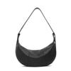 2026 New Arrival Women's Genuine Leather Crescent Vintage Solid Hobo Shoulder Bag Soft Cowhide Crossbody Bag for Daily Commute