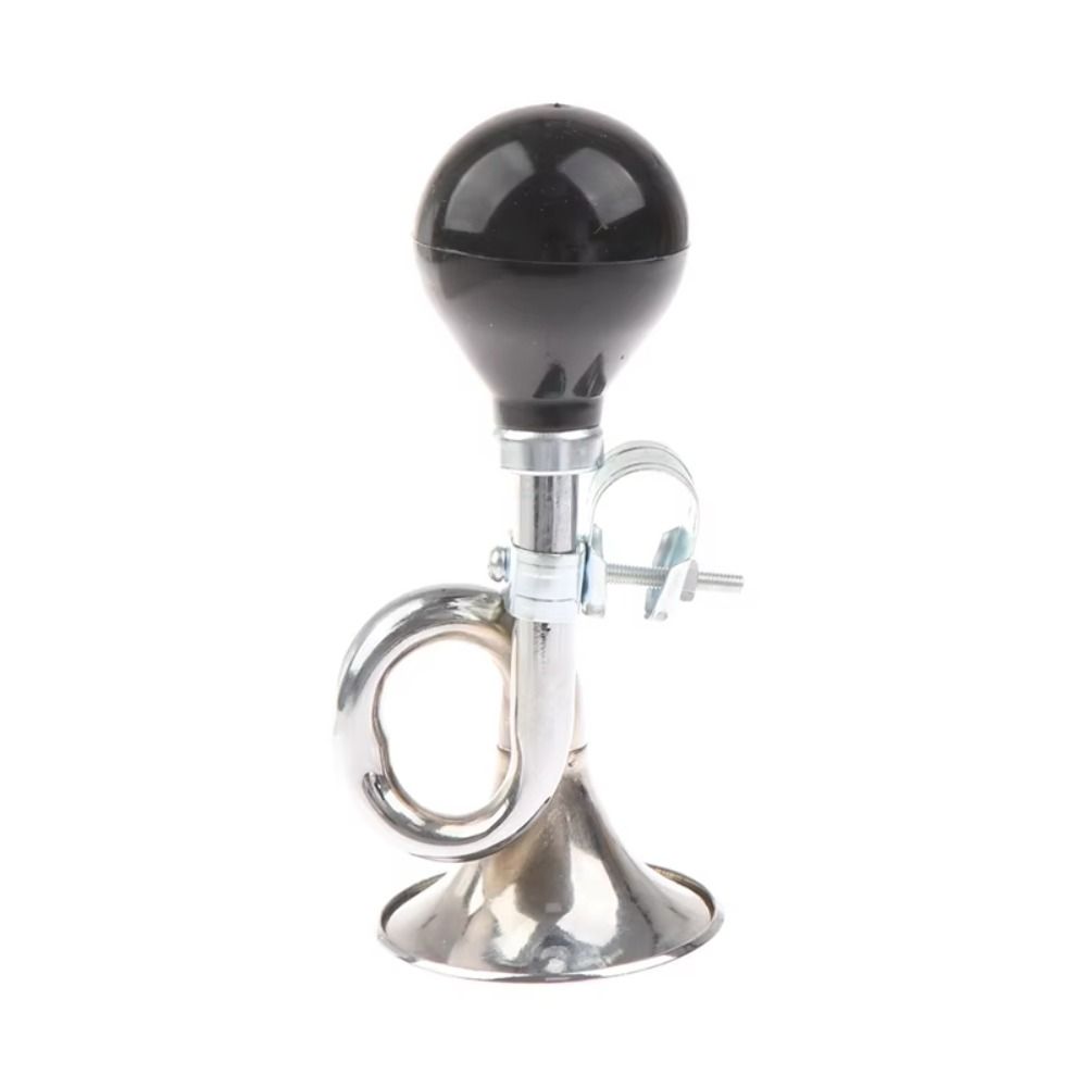 Silver Bike Snail Air Horn Squeeze Rubber Bike Bugle New Bicycle Bell