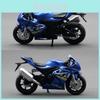 Alloy Motorcycle Model With Inertia Control For Collectors And Kids