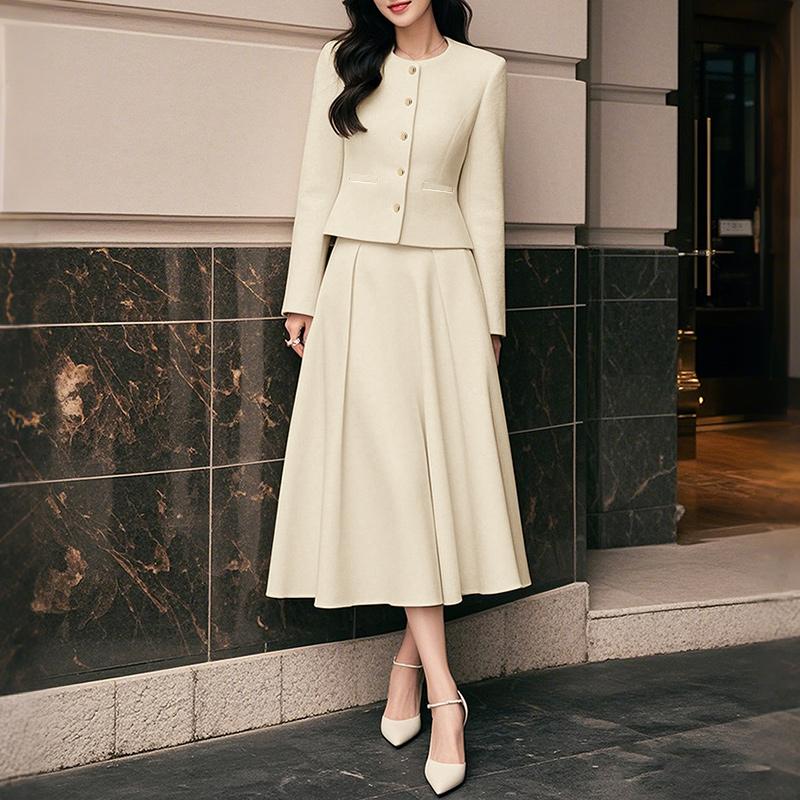 ZANZEA Women Long Sleeve Blouse and Skirts Casual Two Piece Suit Sets