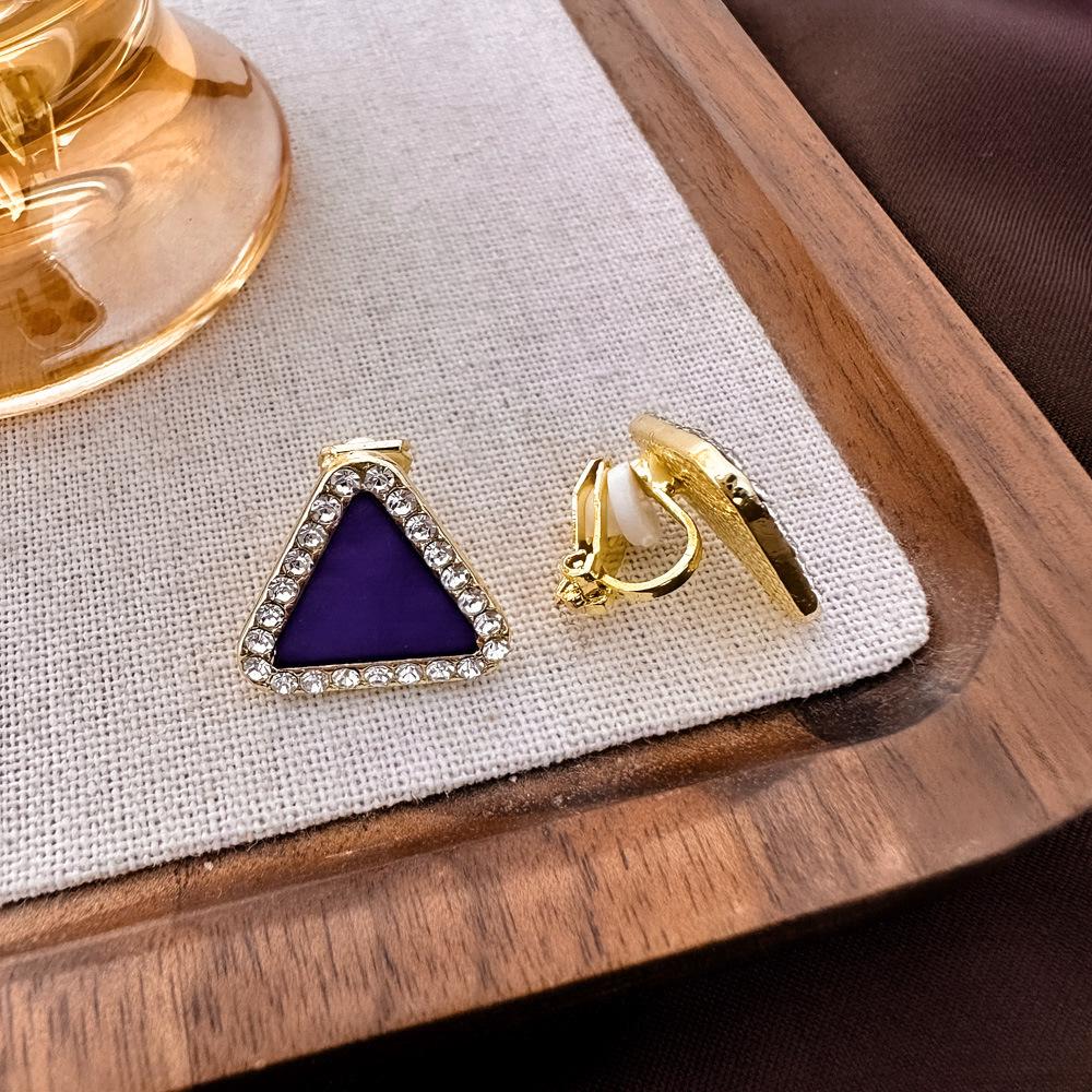 Vintage Französische Ohrclips mit ovalen Perlen für nicht-durchstochene Ohren