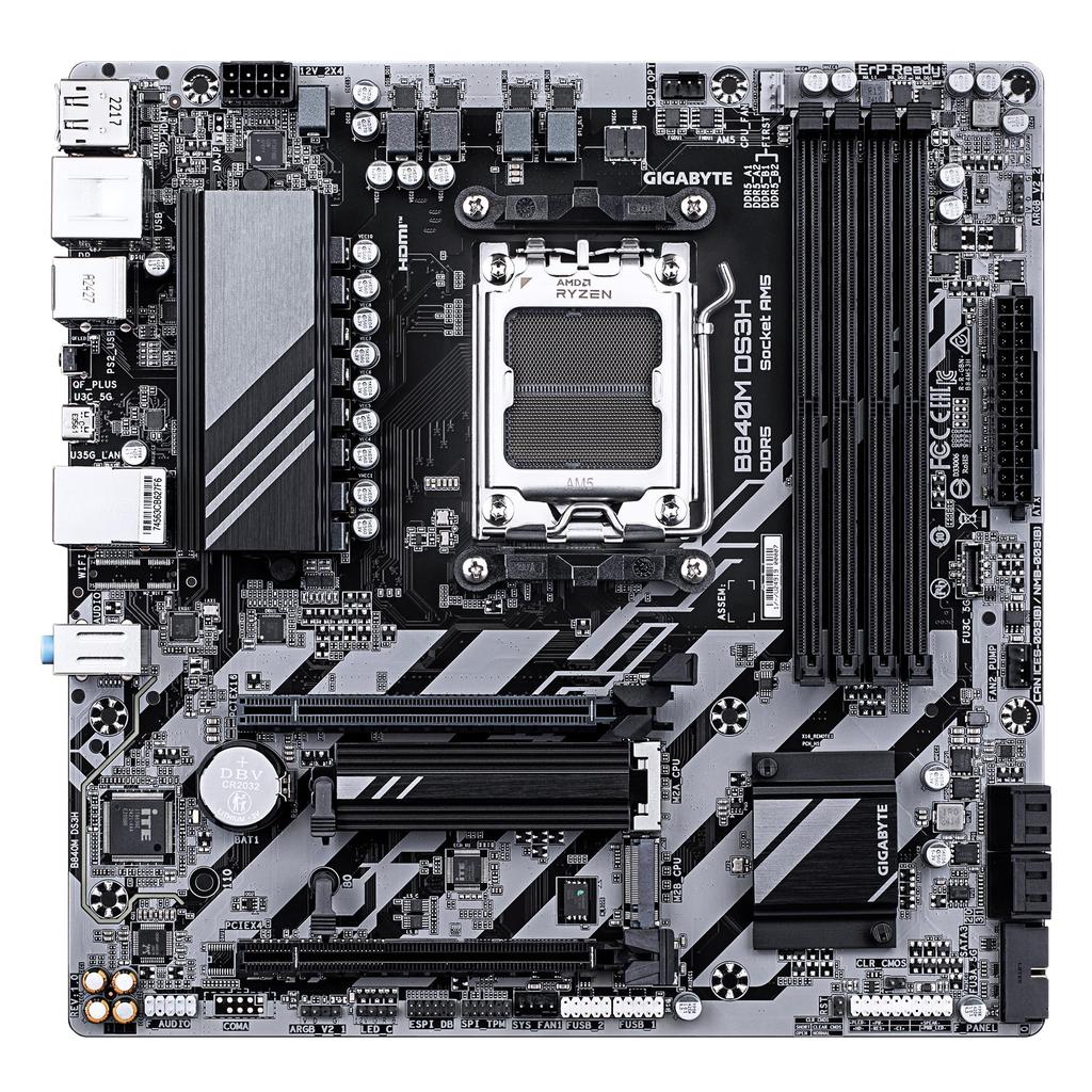 GIGABYTE B840M DS3H Micro-ATX Motherboard MB6783
