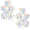 19Inch Laser Transparent Foil Balloon Star Heart Helium Air Globos For Kids Adult Birthday Wedding Baby Shower Party Decoration