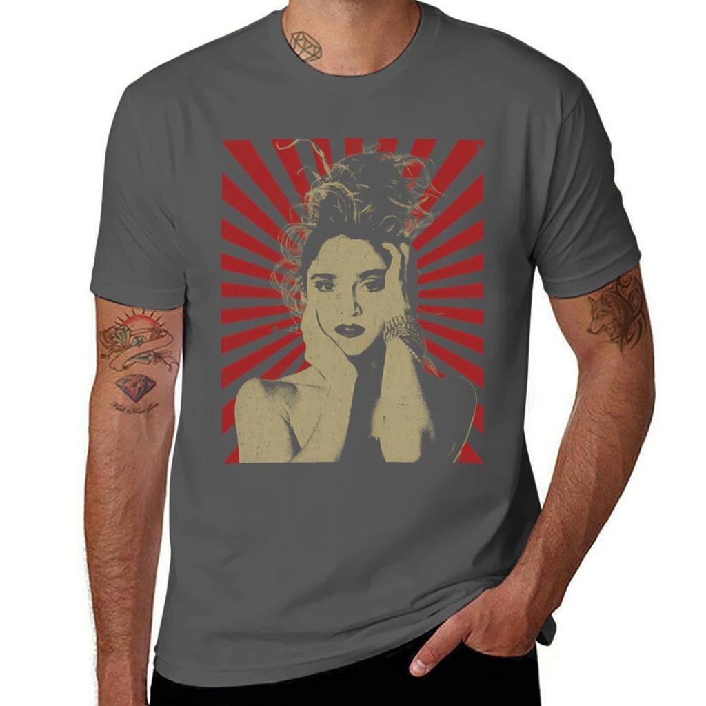 Madonna \\ Vintage Style \\\\ Fan Art T-Shirt Big Size Daily Wear T-Shirt