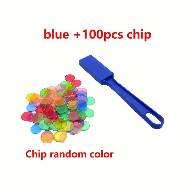 Ensemble de 101 pièces de baguettes magnétiques de comptage avec 100 jetons pour l'apprentissage des mathématiques des enfants, jeux éducatifs familiaux pour la maternelle